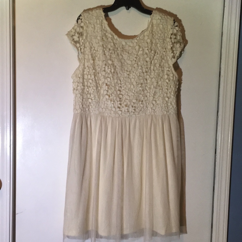 Crochet and Tulle Dress